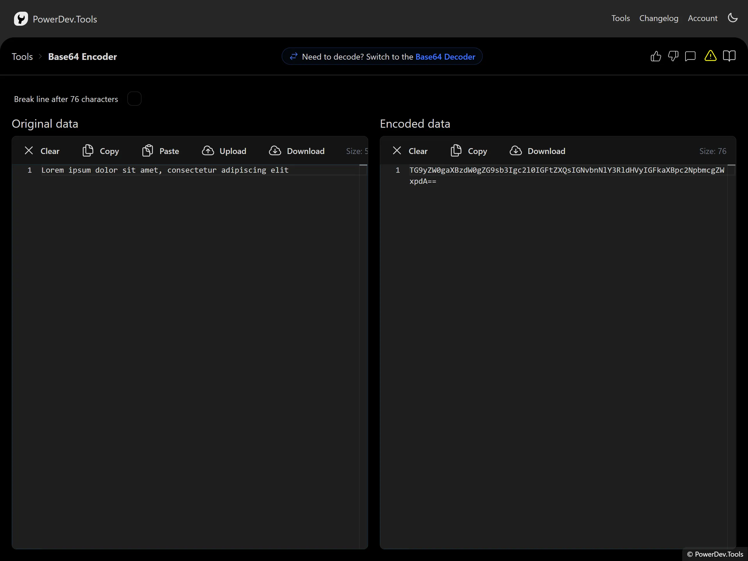 Base64 Encoder
